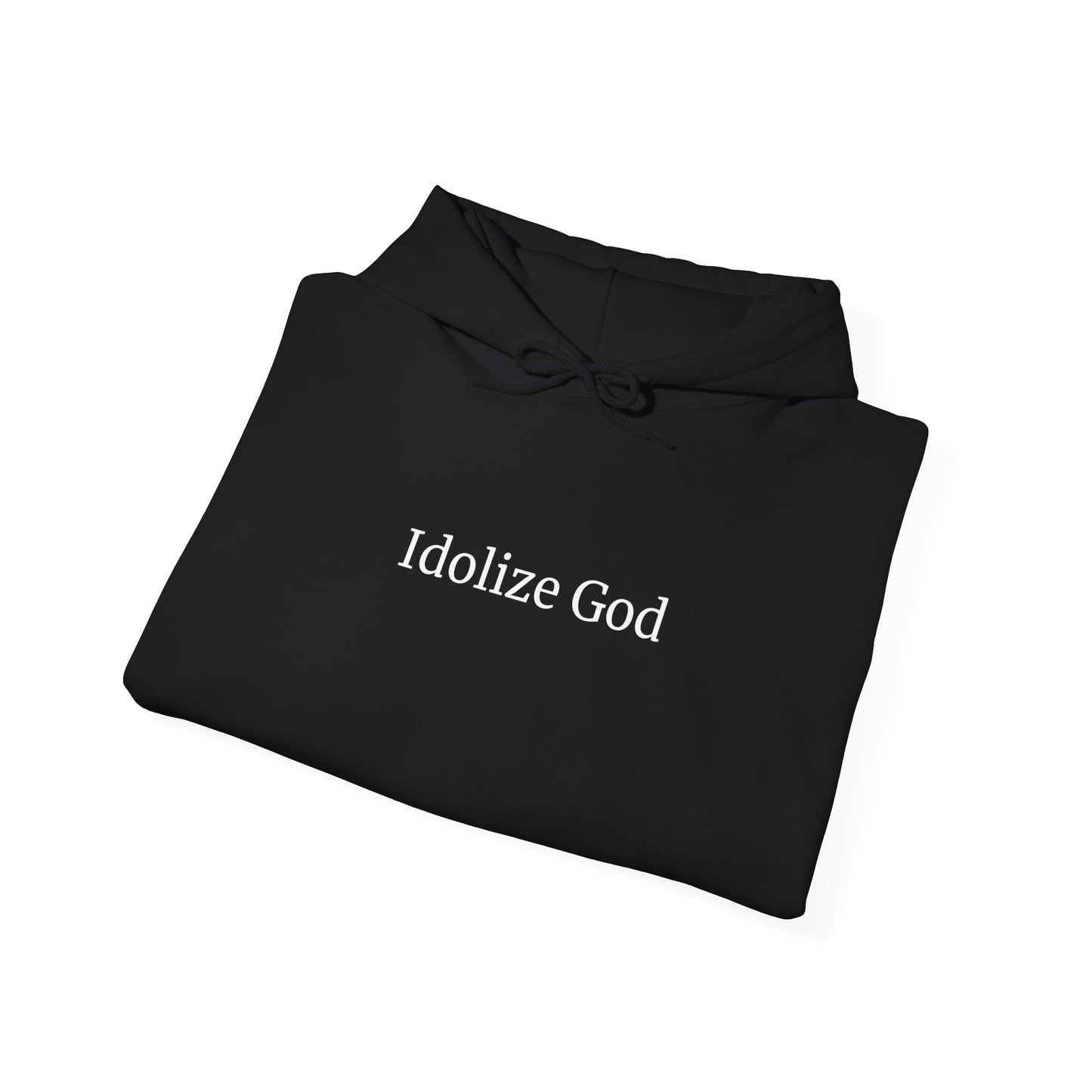 Black Idolize God Hoodie