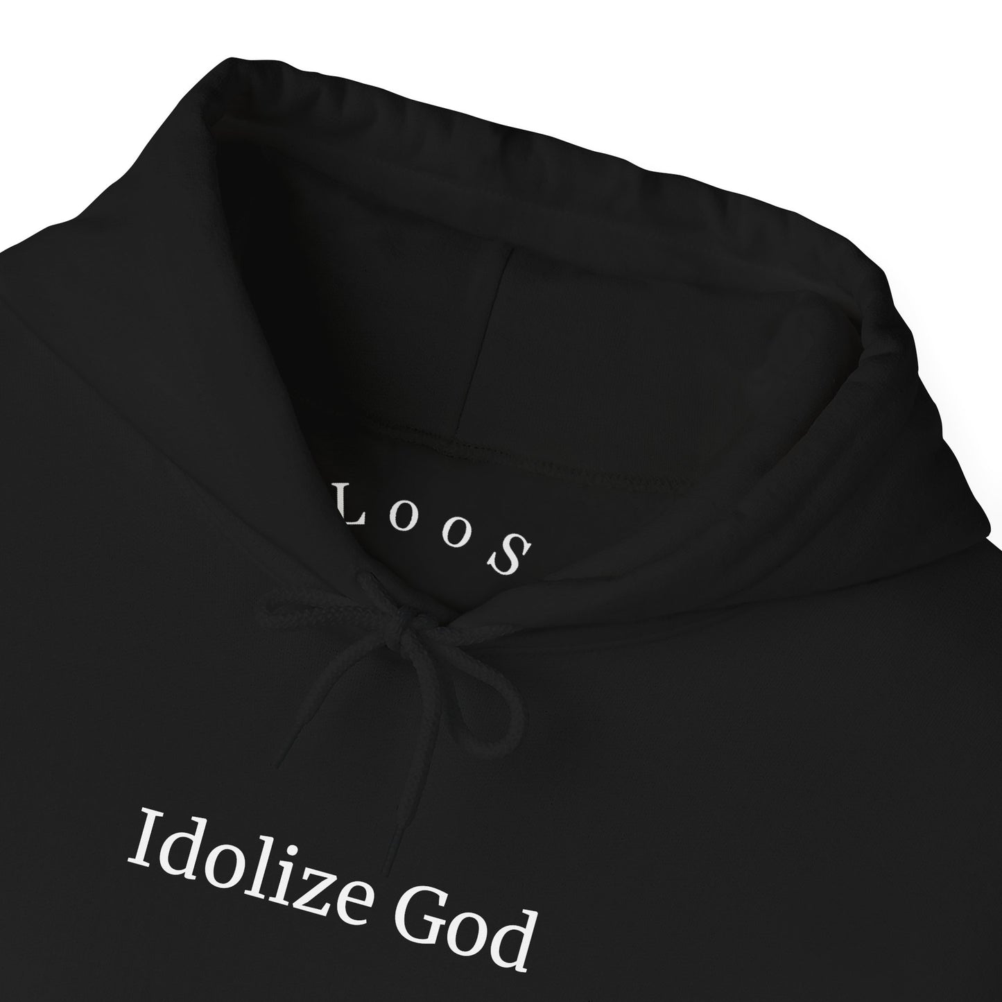 Black Idolize God Hoodie