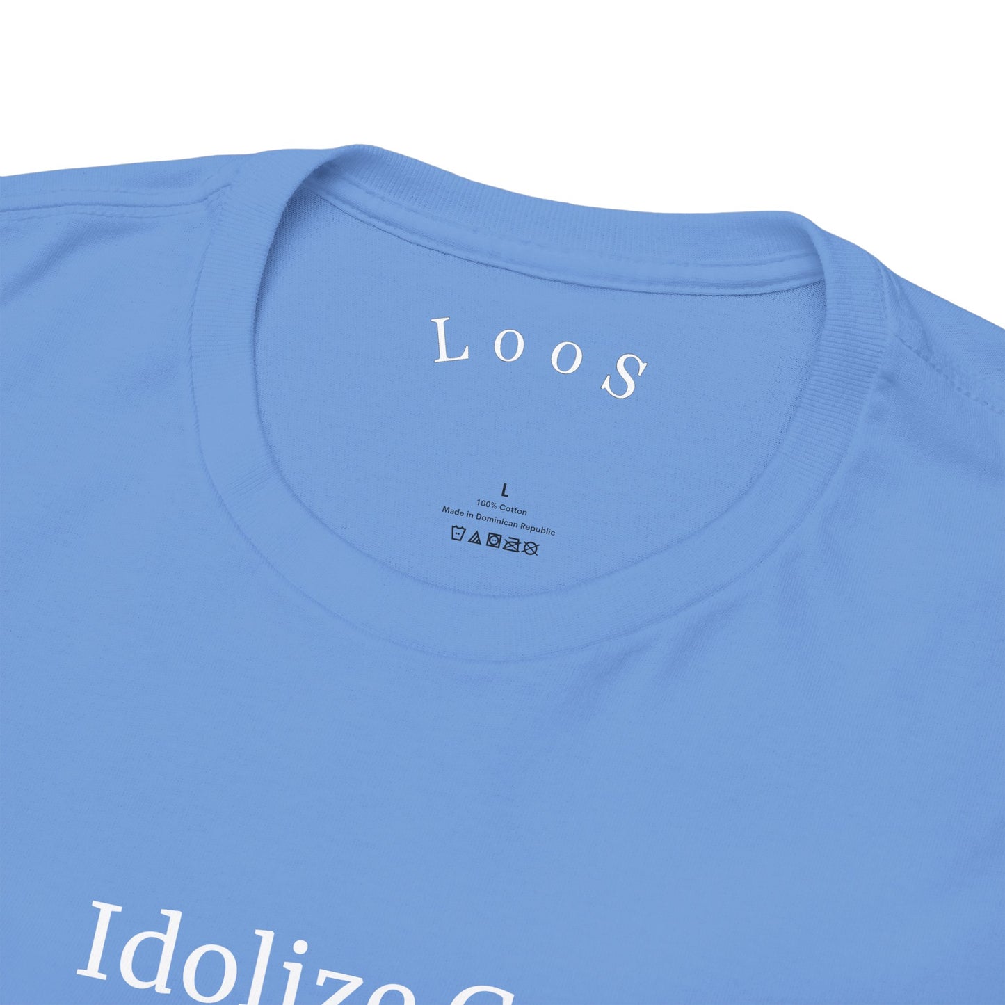 Carolina Blue Idolize God T-Shirt